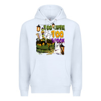 White too cute too spook Premium Hoodie - BarkalooDesign