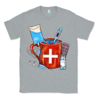 Heather Grey Nurse Coffee Mug Classic Tee - FaDigitalArtStudio