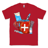 Red Nurse Coffee Mug Classic Tee - FaDigitalArtStudio