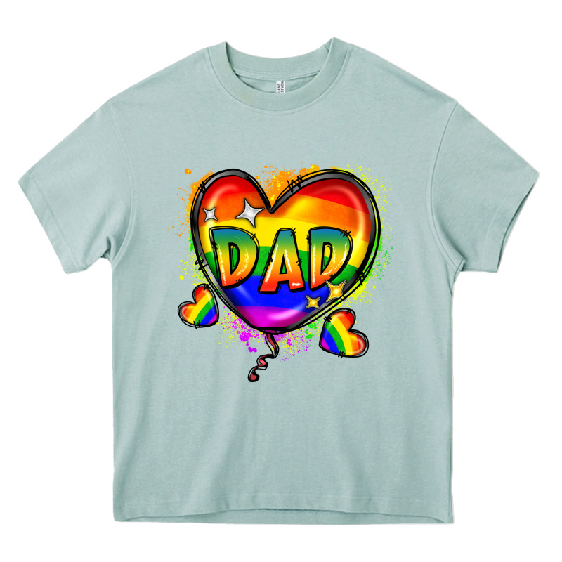 Dad Pride Heavy Core Tee by FaDigitalArtStudio | Teevron