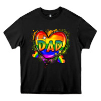 Black Dad pride Heavy Core Tee - FaDigitalArtStudio