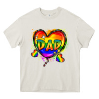 Cream Dad pride Heavy Core Tee - FaDigitalArtStudio