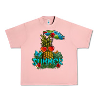 Salmon Summer Urban Heavy Tee - CowhideDigitalArt