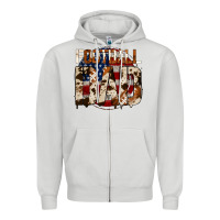 Dove Grey american football dad Zipper Hoodie - Jasminsmagicworld