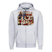 American Football Dad Zipper Hoodie | Teevron