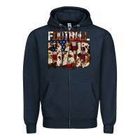 Navy american football dad Zipper Hoodie - Jasminsmagicworld