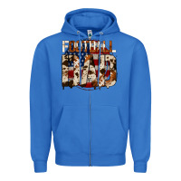 True Royal american football dad Zipper Hoodie - Jasminsmagicworld