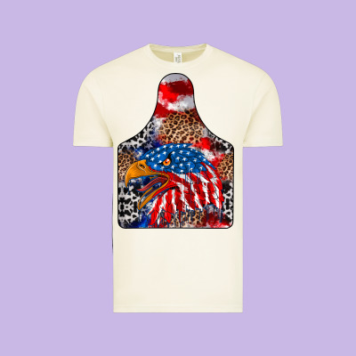 America Vintage Tee Designed By Cowhidedigitalart