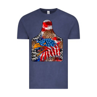Vintage Denim America Vintage Tee - CowhideDigitalArt