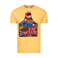 Vintage Mustard America Vintage Tee - CowhideDigitalArt