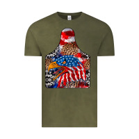 Vintage Olive America Vintage Tee - CowhideDigitalArt