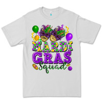 Dove Grey mardi gras squad Premium Tee - FaDigitalArtStudio