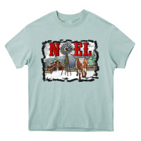 Arona noel with windmill and farm Heavy Core Tee - RanaPortraitStore