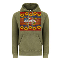 Vintage Olive usa map Vintage Hoodie - Artiststas