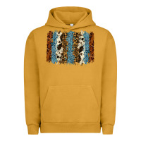 Pigment Peanut Butter tool leather leopard cowhide backround Urban Hoodie - RanaPortraitStore
