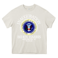 Cream inauguration day Heavy Core Tee - artisFamous