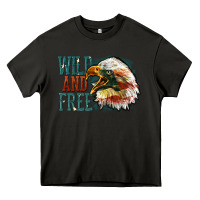 Asphalt Wild and free Heavy Core Tee - FaDigitalArtStudio