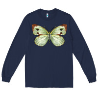 Navy Cabbage Butterfly Long Sleeve Tee - LillyAllenDesigns