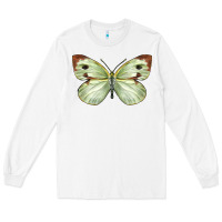 White Cabbage Butterfly Long Sleeve Tee - LillyAllenDesigns