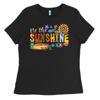 Black be the sunshine Ladies Tee - CowhideDigitalArt