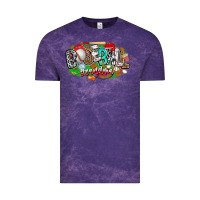 Cloud Purple baseball grandma Vintage Tee - CowhideDigitalArt