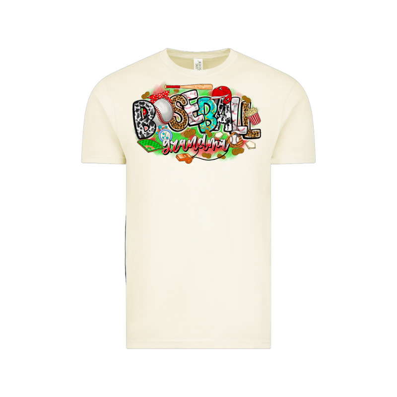 Baseball Grandma Vintage Tee by CowhideDigitalArt | Teevron