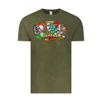 Vintage Olive baseball grandma Vintage Tee - CowhideDigitalArt