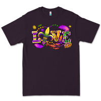 Plum love mardi gras Premium Tee - FaDigitalArtStudio