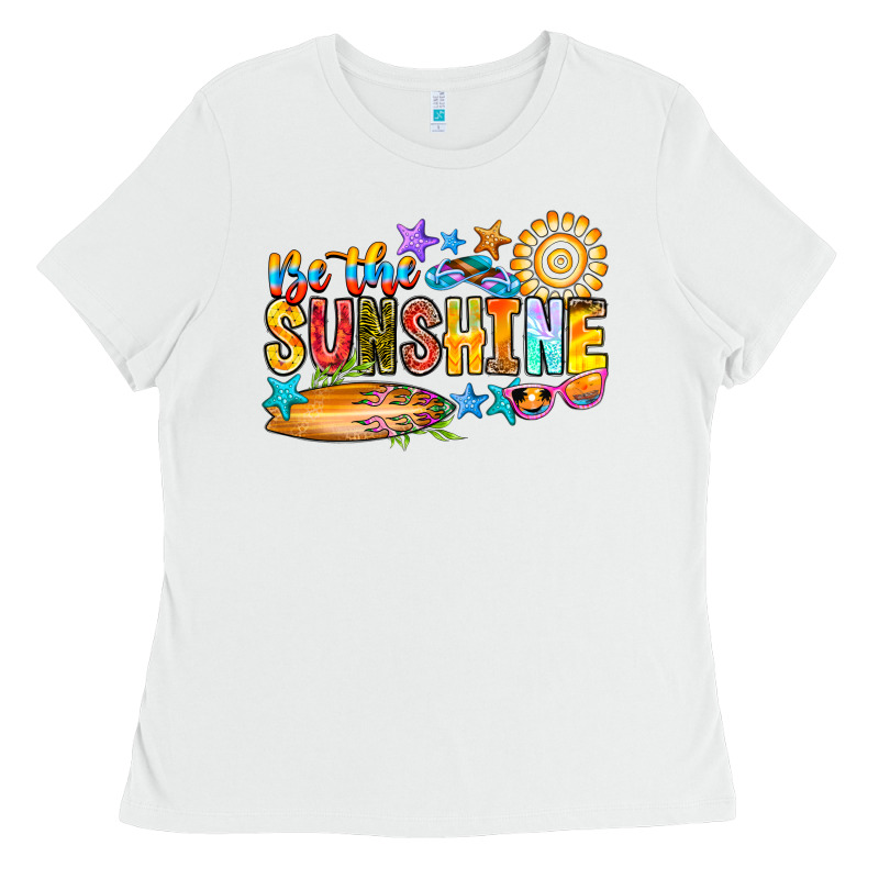 Be The Sunshine Ladies Tee by CowhideDigitalArt | Teevron