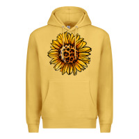Antique Gold sunflower leopard Premium Hoodie - Jasminsmagicworld