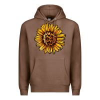 Chestnut sunflower leopard Premium Hoodie - Jasminsmagicworld