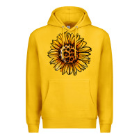 Sunflower Leopard Premium Hoodie | Teevron