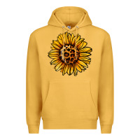 Mustard sunflower leopard Premium Hoodie - Jasminsmagicworld