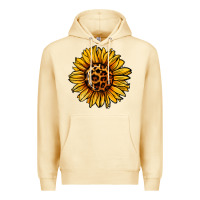 Pina Colada sunflower leopard Premium Hoodie - Jasminsmagicworld