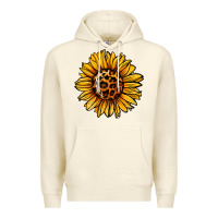 Sandshell sunflower leopard Premium Hoodie - Jasminsmagicworld