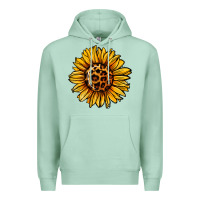 Seafoam sunflower leopard Premium Hoodie - Jasminsmagicworld