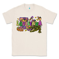 Natural Louisiana Mardi Gras Classic Tee - FaDigitalArtStudio