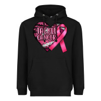 Black tackle cancer Heavyweight Hoodie - RanaPortraitStore