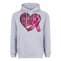 Heather Grey tackle cancer Heavyweight Hoodie - RanaPortraitStore