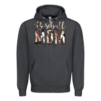 Smoke baseball mom Zipper Hoodie - Jasminsmagicworld