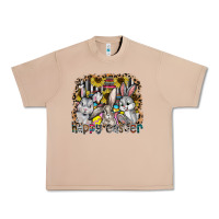 Burro Happy Easter Urban Heavy Tee - CowhideDigitalArt