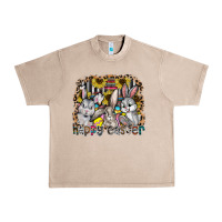 French Oak Happy Easter Urban Heavy Tee - CowhideDigitalArt