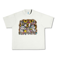 Pistachio Happy Easter Urban Heavy Tee - CowhideDigitalArt