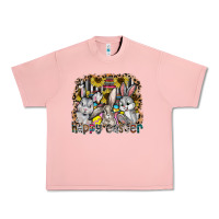 Salmon Happy Easter Urban Heavy Tee - CowhideDigitalArt
