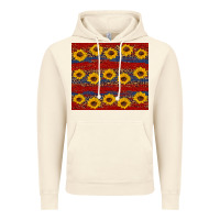 Vintage Artic usa and sunflower pattern Vintage Hoodie - Artiststas