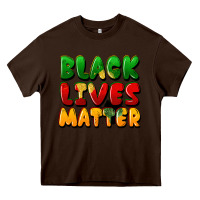 Chocolate Brown black lives matter Heavy Core Tee - FaDigitalArtStudio