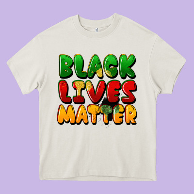 Black Lives Matter Heavy Core Tee Designed By Fadigitalartstudio