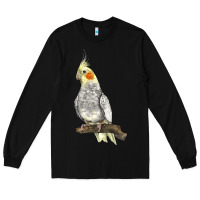 Black Cocktail Parrot Long Sleeve Tee - LillyAllenDesigns