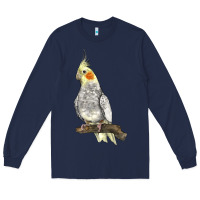 Navy Cocktail Parrot Long Sleeve Tee - LillyAllenDesigns