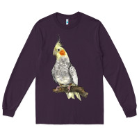 Plum Cocktail Parrot Long Sleeve Tee - LillyAllenDesigns